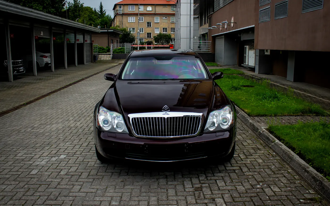 Чёрный Mercedes-Maybach после детейлинга Lusso